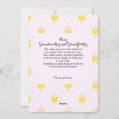 ハッピーイースターパーソナライズされた写真 シーズンカード (裏面)