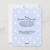 ハッピーイースターパーソナライズされた写真 シーズンカード (裏面)