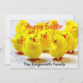 ハッピーイースターパーソナライズされた シーズンカード (正面)