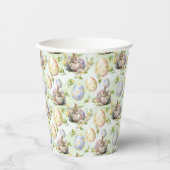 ハッピーイースターパーティーバニーお祝い 紙コップ (正面)