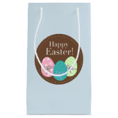 ハッピーイースターパーティー抱き枕（卵付） スモールペーパーバッグ (正面)