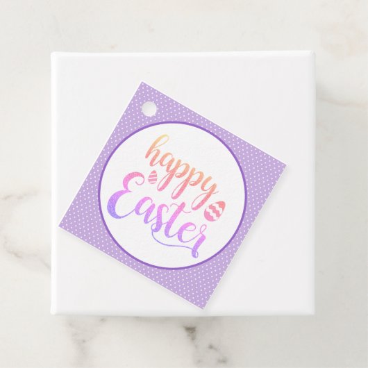 ハッピーイースターパープルイースターエッグ狩りパーティー フェイバータグ (インサイチュ)