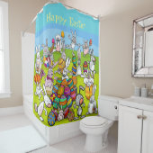 ハッピーイースタービッグエッグ狩り シャワーカーテン (インサイチュ)