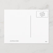 ハッピーイースターピンクチューリップ シーズンポストカード (裏面)