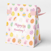 ハッピーイースターピンクバニーガーデンエッグ狩りピンク フェイバーボックス (裏面サイド)