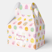 ハッピーイースターピンクバニーガーデンエッグ狩り名 フェイバーボックス (裏面)
