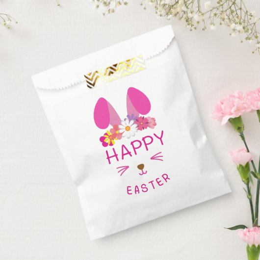ハッピーイースターピンクバニー フェイバーバッグ (封をした状態)