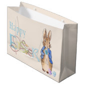 ハッピーイースターピーターザイースターバニーウサギ ラージペーパーバッグ (正面アングル)