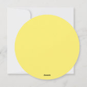 ハッピーイースターファミリーフォトイエロー シーズンカード (裏面)