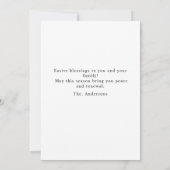 ハッピーイースターファミリーフォトカード 招待状 (裏面)