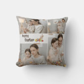 ハッピーイースターファミリーフォト装飾用クッション クッション (正面)