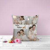 ハッピーイースターファミリーフォト装飾用クッション クッション