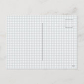 ハッピーイースターファミリー写真水彩絵葉書 シーズンポストカード (裏面)