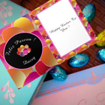 ハッピーイースターフォイルのグラデーション春の色のパターン