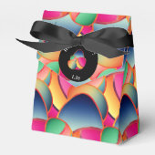 ハッピーイースターフォイルカラフルグラデーション4イースターエッグ フェイバーボックス (正面サイド)