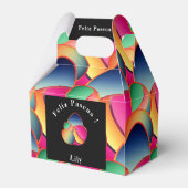 ハッピーイースターフォイルカラフルグラデーション4イースターエッグ フェイバーボックス (裏面サイド)