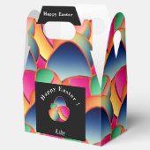 ハッピーイースターフォイルカラフルグラデーション4イースターエッグ フェイバーボックス (オープン)