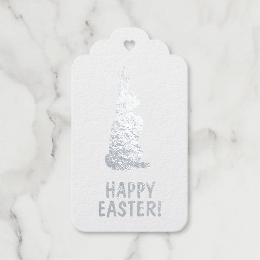 ハッピーイースターフォイルギフトラベル ギフトタグ (正面)