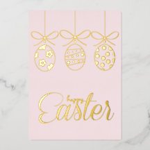 ハッピーイースターフォイルラグジュアリースタイリッシュデコレーション