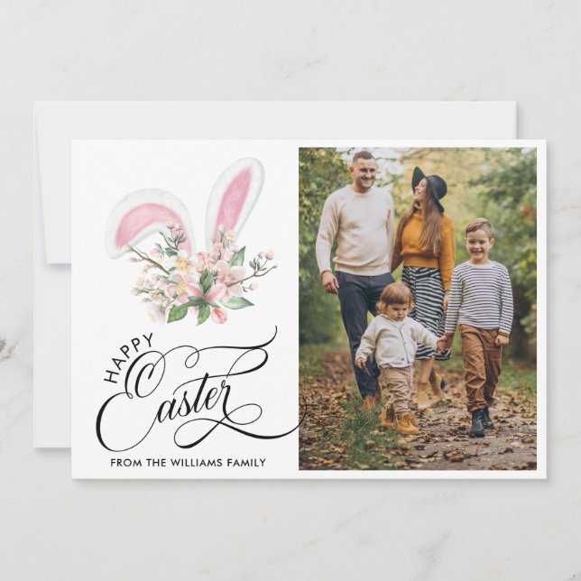 ハッピーイースターフォトタイポグラフィ (正面)