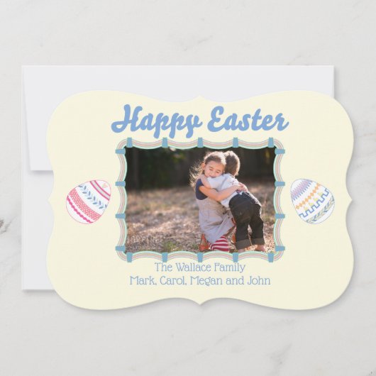 ハッピーイースターフォトフレーム シーズンカード (正面)