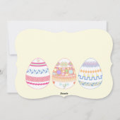 ハッピーイースターフォトフレーム シーズンカード (裏面)