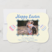 ハッピーイースターフォトフレーム シーズンカード (正面)