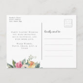 ハッピーイースターフォトポストカード ポストカード (裏面)