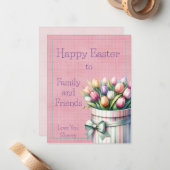 ハッピーイースターフラットノートカード ノートカード (正面/裏面インサイチュ)