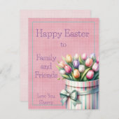 ハッピーイースターフラットノートカード ノートカード (正面/裏面)