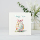 ハッピーイースターフラットホリデーカード シーズンカード (スタンド正面)