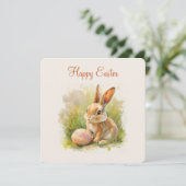 ハッピーイースターフラットホリデーカード シーズンカード (スタンド正面)