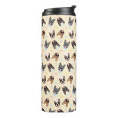 ハッピーイースターフランスのブルドッグ タンブラー (回転左)