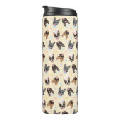 ハッピーイースターフランスのブルドッグ タンブラー (回転右)