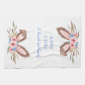 ハッピーイースターフレンズ&ファミリーバニーイヤーキッチェ キッチンタオル (横)