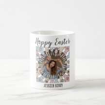 ハッピーイースターフレンド、イースターバニーのママ&ベビー写真