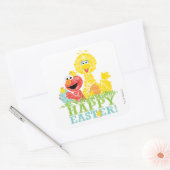 ハッピーイースターフロムエルモ&ビッグバード スクエアシール (封筒)