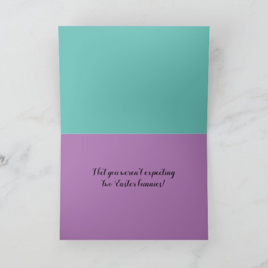 ハッピーイースターフロム2イースターラマス カード (内部)