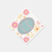 ハッピーイースターフローラブランチパーティー スタンダードカクテルナプキン (角)