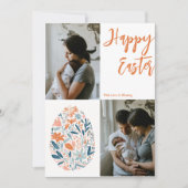 ハッピーイースターフローラ調和コラージュ シーズンカード (正面)