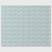 ハッピーイースターフローラ鳥 ラッピングペーパー (フラット)