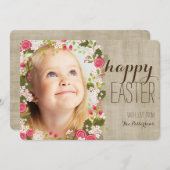 ハッピーイースターフローラ | Linenフォトグリーティングカード シーズンカード (正面/裏面)