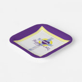 ハッピーイースターブルースカイクロス復活 ペーパープレート (傾斜あり)