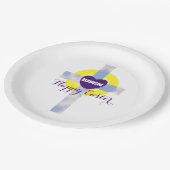 ハッピーイースターブルースカイクロス復活 ペーパープレート (アングル)