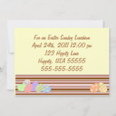 ハッピーイースターブンニースルンチョン招待状 招待状 (裏面)