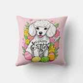 ハッピーイースタープードル クッション (裏面)