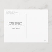 ハッピーイースターベビー鹿とひよこ シーズンポストカード (裏面)