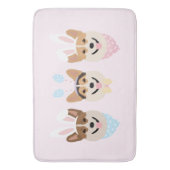 ハッピーイースターペンブロークウェルシュコーギードッグ バスマット (正面縦)