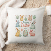 ハッピーイースターホリデイ用枕 クッション (ブランケット)