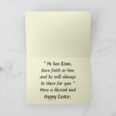 ハッピーイースターホリデーイースターカード シーズンカード (内部)